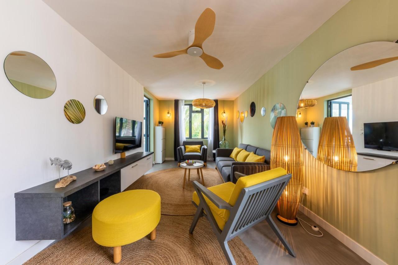 Les Cerisiers Beach Residence, Cosy And Modern 3 Bedroom Apartment Located 50 Metres From The Beach And From All Amenities And Restaurants On The Coastal Road Flic-en-Flacq Εξωτερικό φωτογραφία